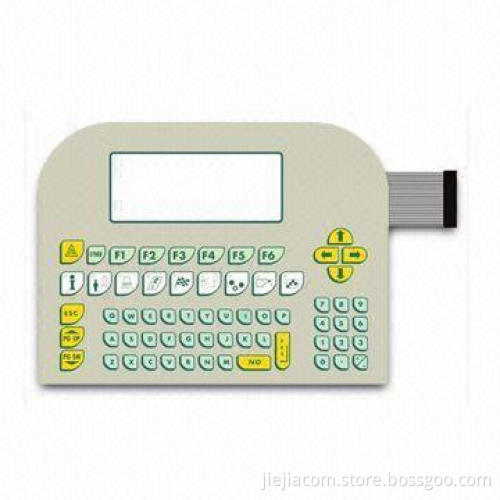 Poly Dome Membrane Keypad Switch with 35V DC, 100mA, 1W Circuit Rating